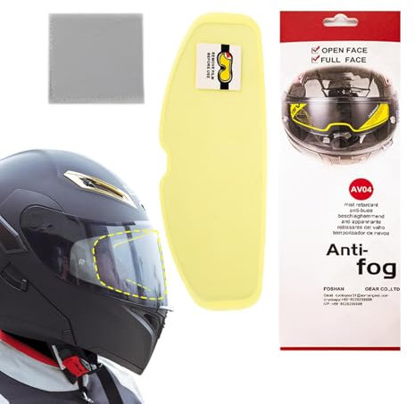 Helmet Shield Anti Fog, Anti Fog Helmet Film, Helmet Visor Anti Fog, Waterproof Helmet Insert, Helmet Shield Anti Fog Clear Lens Insert for Helmet Visors Providing Anti-Fog and Waterproof Protection