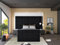 Tisuti TV Bed Frame with Integrated Storage, Compatible Fully Customisable with Storage (Black, King Size 5FT)