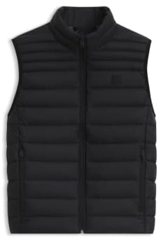 BOSS Mens Odeno Orange Sleeveess Gilet Sleeveless