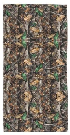 DEXNEL Cold Tree Camouflage-Premium-Handtuch, sehr saugfähig, superweich, für Badezimmer, Fitnessstudio, Hotel und Spa