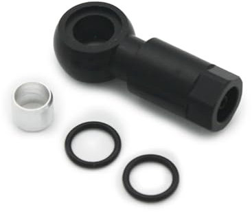 1 stücke Mountainbikes Öl Nadel Kopf Hydraulische Scheibenbremse Schlauch Anschlüsse Zubehör Ersatz (schwarz)