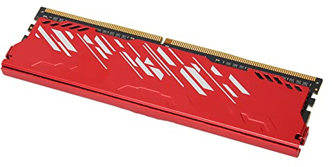 Juroupi Desktop Memory Module Red DDR4 2666MHz 21300 Bandwidth Aluminium Alloy Gaming RAM for Computer Chassis Upgrade (16GB)