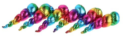 HEMOTON 6 Stück Einhorn Haarreifen Party Kopfschmuck Diy Horn Dekorationen für Geburtstagsfeiern Feiertage und Karnevalsthemen Haaraccessoires