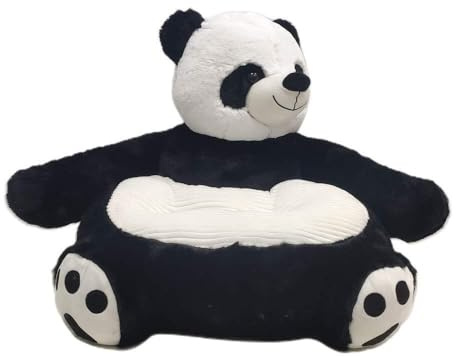 JiaWell Sitzsack for Kinder, Sitzhocker, Babyhocker, Stuhl, Kinderspielzeug, Kindersofasitz, Kinderstuhl, Sessel, Tiersofasitz(Panda)