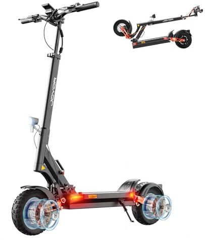 Electric Scooter, 60/48V 13/18Ah Battery, 37-40 Miles Long Range, Maximum Load 300 pound, 10-Inch Tire, 4 Shock Absorbers,Double Disc Brake,Electric Scooters Adult Folding Electric Scooter
