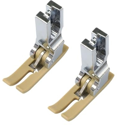 Lasitech 2 Stück 11411600100 Nähfuß aus Kunststoff mit Fadenabschneider, passend for Jack A4S-N und A5-WN Nähmaschinen, verhindert Fadenverwicklungen.