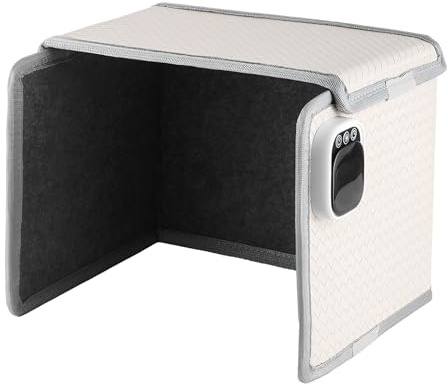 Maison pour chat avec chauffage intérieur – Niche avec chauffage de 83 pouces | ABS en coton et cuir : grotte pliable avec chauffage avec 8 niveaux de réglage de chauffage rapide, 120 W, perr