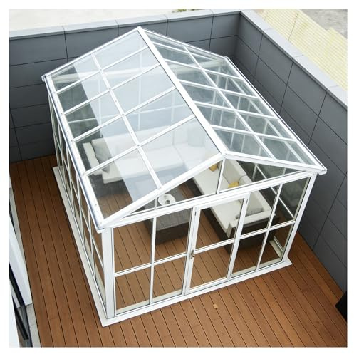 Plaques de Toiture en Polycarbonate Panneaux de Serre en Polycarbonate Plaques Toiture Transparentes Plastique pour Serres, Jardin, Carports, Faciles Nettoyer(1.56x1m/5.12x3.28ft)
