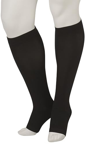 Juzo Basic 4411 Knee-High Compression Stocking 20-30 mmHg Open Toe, Reg