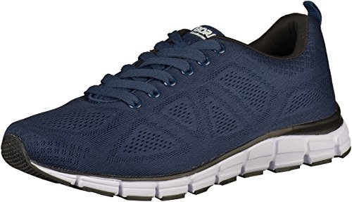 Boras Fashion Sports Unisex Sneaker Basic blau/weiss auch in Übergrößen 5203-0051