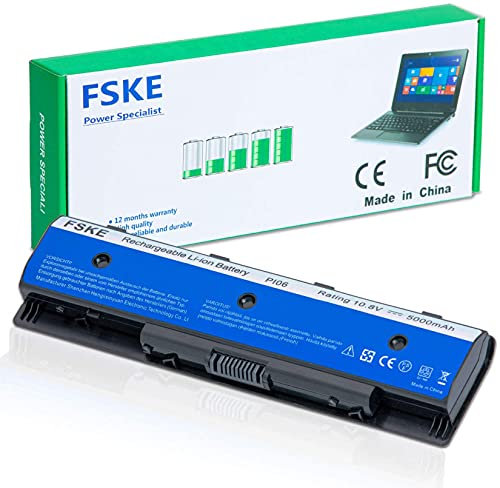 FSKE Akku für HP 710416-001 P106 710417-001 PI06,HP Envy 15 15T 17 HSTNN-LB4N HSTNN-Ub4N HSTNN-LB4O HSTNN-YB4N Notebook Batterie,10.8v 5000mah 6 Zellen