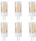 HUAMu 6X G4 Bombilla de LED 5W Bombilla Lámpara LED 51 SMD 2835LEDs Blanco cálido 3000K Iluminación LED Super Brillante 500LM LED Bulb AC/DC12V