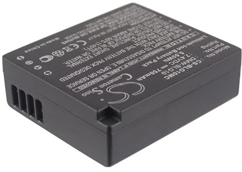 Battery Replacement Compatible for Leica D-Lux Type 109, PANASONIC Lumix DMC-GF3,