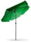 2.2M Garden Parasol - Sun Shade for Garden, Patio, Deck & Pool - Portable Outdoor Beach Umbrella with UV Protection - Adjustable Height, Tilting Crank & Flap Feature and Lightweight - Green