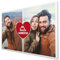 wandmotiv24 Leinwandbild 260 g/m ² - Foto-Collage mit 2 Fotos - Fotogeschenk - Geschenk für Schwester - Kunstdruck querformat 30x20cm (BxH) - die Beste Schwester - M0023
