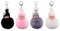 Select Zone Bommel - 4 Stück Plüsch-Schlüsselanhänger mit schlafender Babypuppe
