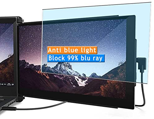 Vaxson 2 Stück Anti Blaulicht Schutzfolie kompatibel mit Mobile Pixels TRIO DUEX PRO 12.5 Monitor Bluelight folie folien Displayschutzfolie ( nicht Panzer Schutz Glas folie nicht PanzerGlas ) Neue