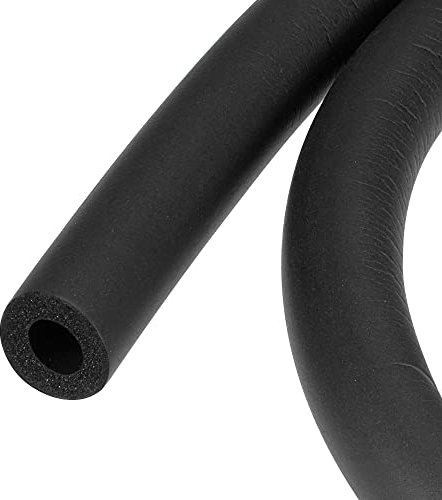 sourcing map Fitnessgerät rutschfester Handgriff Schaumgriff 10mm Innendmr. 5mm Wanddicke 1,5m schwarz