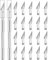 Artcut 2 Pcs Scalpel, Cutter De Précision avec 20 Lame Scalpel, Scalpel Chirurgical pour Sculpture, Kirigami, Modélisme, Scalpel De Découpe pour DIY, Loisir, Mini Cutter Cutter Precision (Argent)