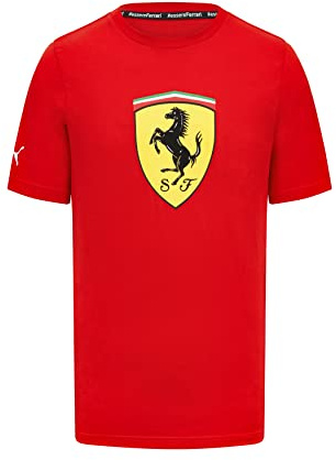 Scuderia Ferrari - Shield T-Shirt - Men - Red - Size: L