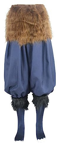 Hashibira Inosuke Cosplay Kostüm Schürze Hosen Outfit Set,M-Blue