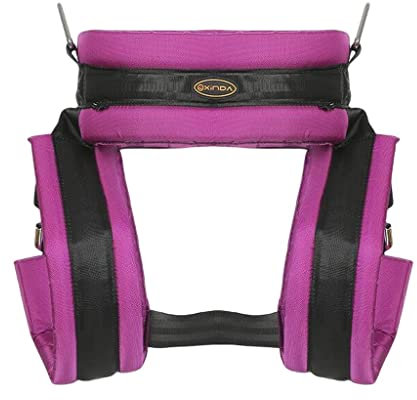 Ronyme Nylon Bungee Trampolin Gurt Geschützter für Kinder, Lila L