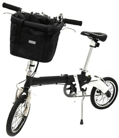 Panier de vélo Pliable,Panier Avant de vélo,Porte-Chien Amovible pour Guidon de vélo,Accessoires de vélo