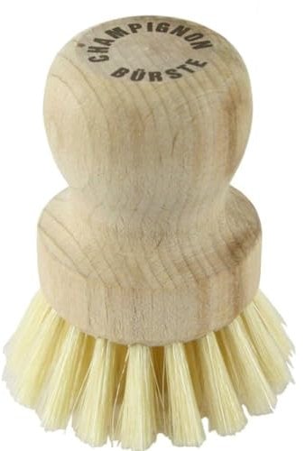 Wooden mushroom brush, vegetable cleaning brush, 100% natural product