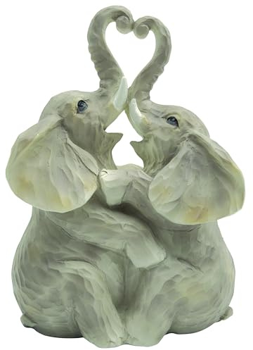 The Leonardo Collection Ellie & Family Playtime Elephant Figurine Figurines Statues For Home Decor | Ideal Ornaments Friendship Gifts For Women & Men | Lovely Centerpiece & Living Room Accessories