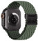 MroTech Compatible con Correa Apple Watch Ultra 49mm 46mm 45mm 44mm, Trenzada Estirables Elásticos Correa Repuesto Nylon Band Compatible para Apple Watch Ultra2 Serie 10 9 8 7 SE2 SE 6 5 4 3 2 1,verde