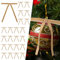 GADITIEK 24 Stück, Weihnachtsbaum Deko, Weihnachtsbaum Schleifen, Weihnachtsdeko Tür, Geschenkschleife, Christmas Deko, Geschenkschleifen, Große Schleife Geschenk, Deko Weihnachtsbaum