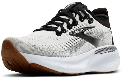 Brooks Women's Adrenaline Gts 25 Sneaker, White/Black/White, 11 UK