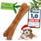 Wünschwas Olivenholz-Kauspielzeug Hunde – 100% natürliches Kauholz. Holzknochen zur Zahnpflege, Robustes Hundespielzeug kleine Hunde, Ideal für Welpen Größe S 15x3 cm.
