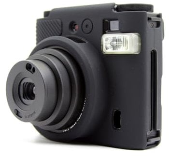 Compatible with FUJIFILM INSTAX MINI 99 Camera Case,Silicone Rubber Camera Housing Protective Cover Case Compatible with FUJIFILM INSTAX MINI 99 (Black)