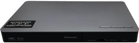 MultiRegionMagic Blu-ray Player Compatible with Panasonic DMP-BDT280B Blu-Ray Region A,B & C DVD Region 0-8 (Multi Region) - 2D/3D - Wi-Fi - DMP-BDT280
