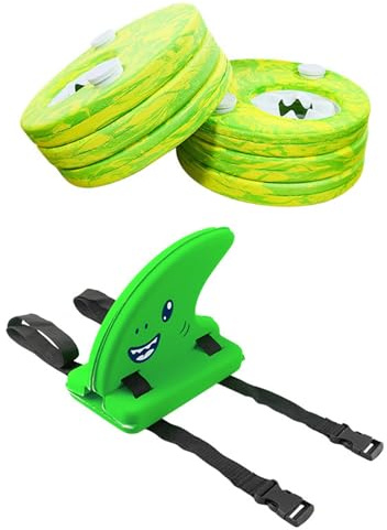 KAHDGSS Mangas De Natación Espuma Ajustable para Niños Ayuda Flotabilidad Agua Entrenamiento La Piscina Y Lecciones Principiantes Utilice Fácilmente Dispositivos Seguridad del Agua