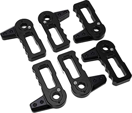Xiuganpo Griff Zum Entfernen des Hardtop-Dachschalters, Zuverlässige Leistungsverriegelung, 6 Stück, Passend für JL JLU Gladiator JT 4xe (BLACK)