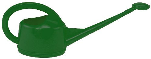 Dramm Premium High Grade Long Spout Watering Can, for Indoor/Outdoor House Plants, Vegetables, Flowers, Green, 2 Liter