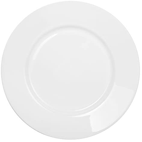 Dajar Speiseteller Every Day, Glas, Weiß, 24 cm, 24 x 24 x 2,1 cm