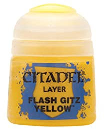 Games Workshop - Citadel Colour Layer: Flash Gitz Yellow (12ml) Paint