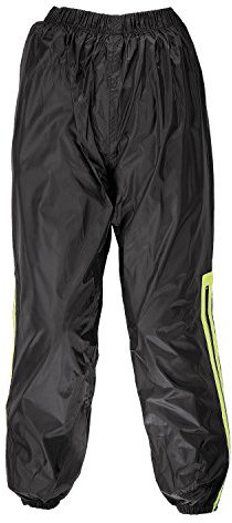 GERMAS 934.05-52-L Motorrad Regenhose DOUGLAS, Schwarz/Fluogelb, Gr. L