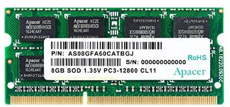 Apacer DV.08G2K.KAM Arbeitsspeicher 8 GB