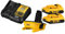 DEWALT 20V MAX Battery Adapter Kit, 18V to 20V, 2 Batteries and Charger Included (DCA2203C)