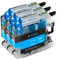 ESMONLINE 3 er Set Multipack kompatible Druckerpatronen als Ersatz für Brother LC 123 MFC J245 J870DW J4410DW J4510DW J650DW J6520DW J6720DW J6920DW DCP J132W J152W J4110DW J552DW J752DW (Blau)