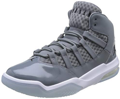 Nike Men's Jordan Max Aura shoe, Cool Grey/Black-white-clear, 6 Big Kid
