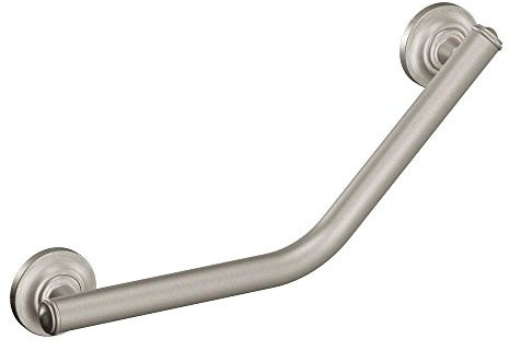 Moeai| # Moen Ra8716d1gbn BR & Nameinternal R8716d1gbn Home Care Barre d'appui coudée 40,6 cm, Nickel brossé