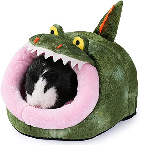 JanYoo Kleintierhöhle für Chinchilla, Igel, Meerschweinchen, Käfigzubehör, Spielzeug, für Bartagame, Hamster, Frettchen, Ratte