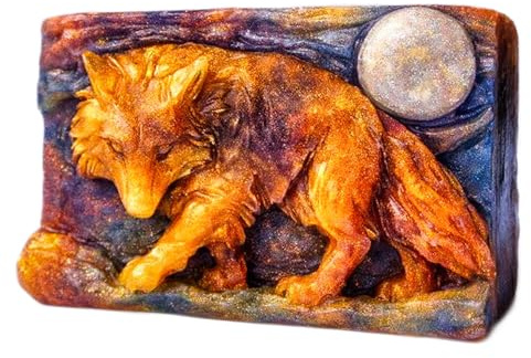 Wolf Silikon Form Seife Wachs Gips Kunstharz Ton
