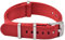 VINBAND NBAND Unisex ZULU Nylon Uhrenarmband mit Edelstahl Silberne Schnalle 20mm Red