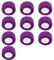 Mintice 10 X Self Adhesive Cohesive Wrap Bandages Strong Elastic First Aid Tape Purple Color for Wrist Ankle Sport 4.5mx2.5cm